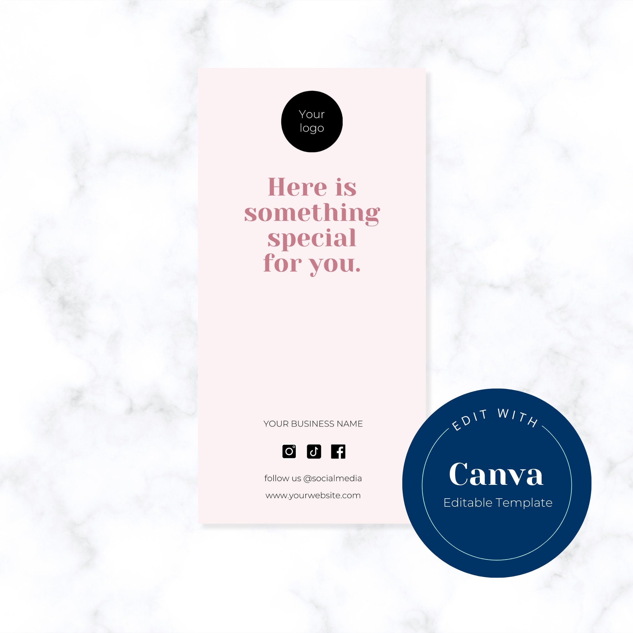 3 x 6 Editable Box Label Template, Custom Packaging Labels, Canva Template, Packaging Sticker, Printable Parcel Sticker, Box seal