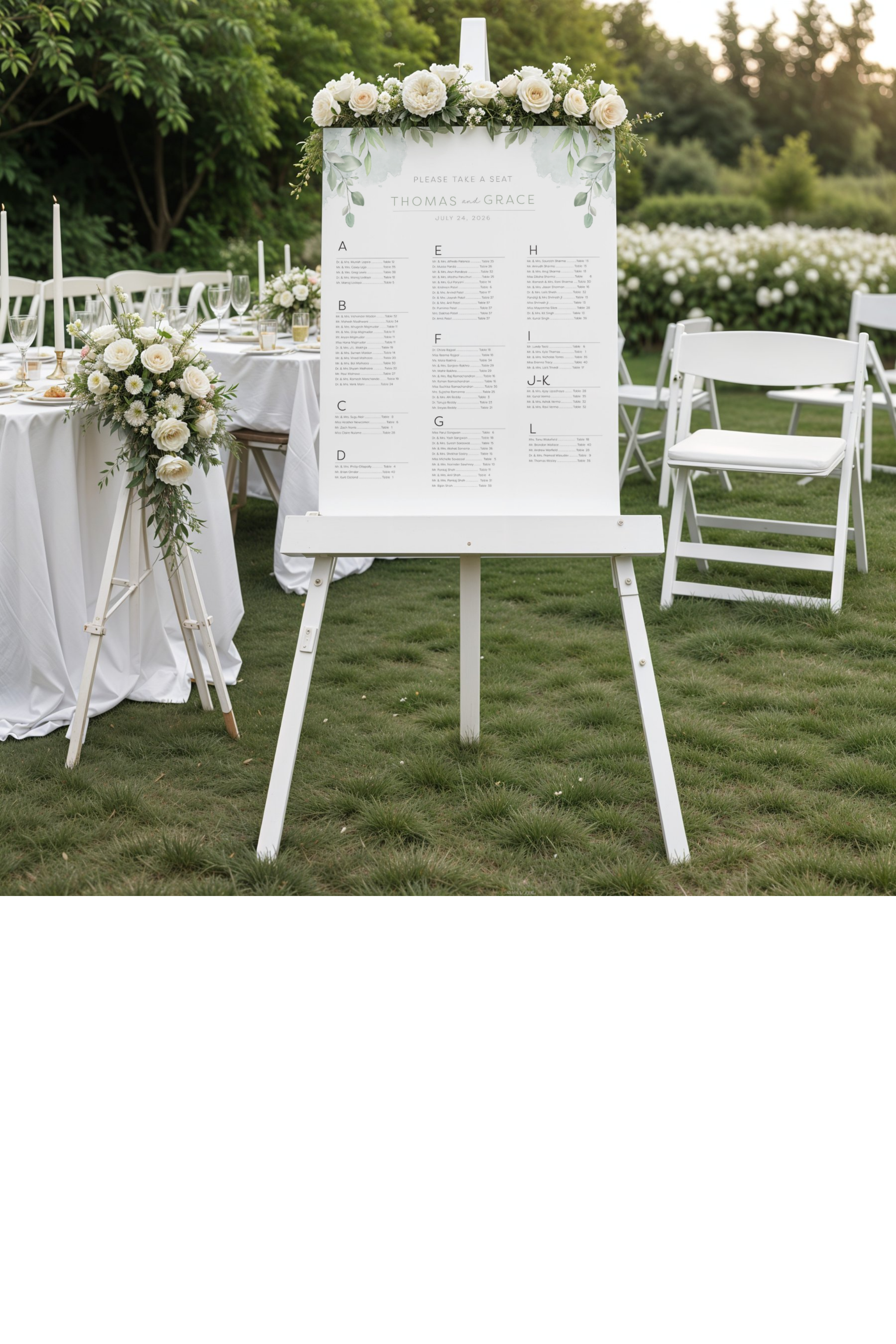 Wedding Seating Chart