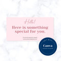 4 x 2 Editable Box Label Template, Custom Packaging Labels, Canva Template, Packaging Sticker, Printable Parcel Sticker, Box seal